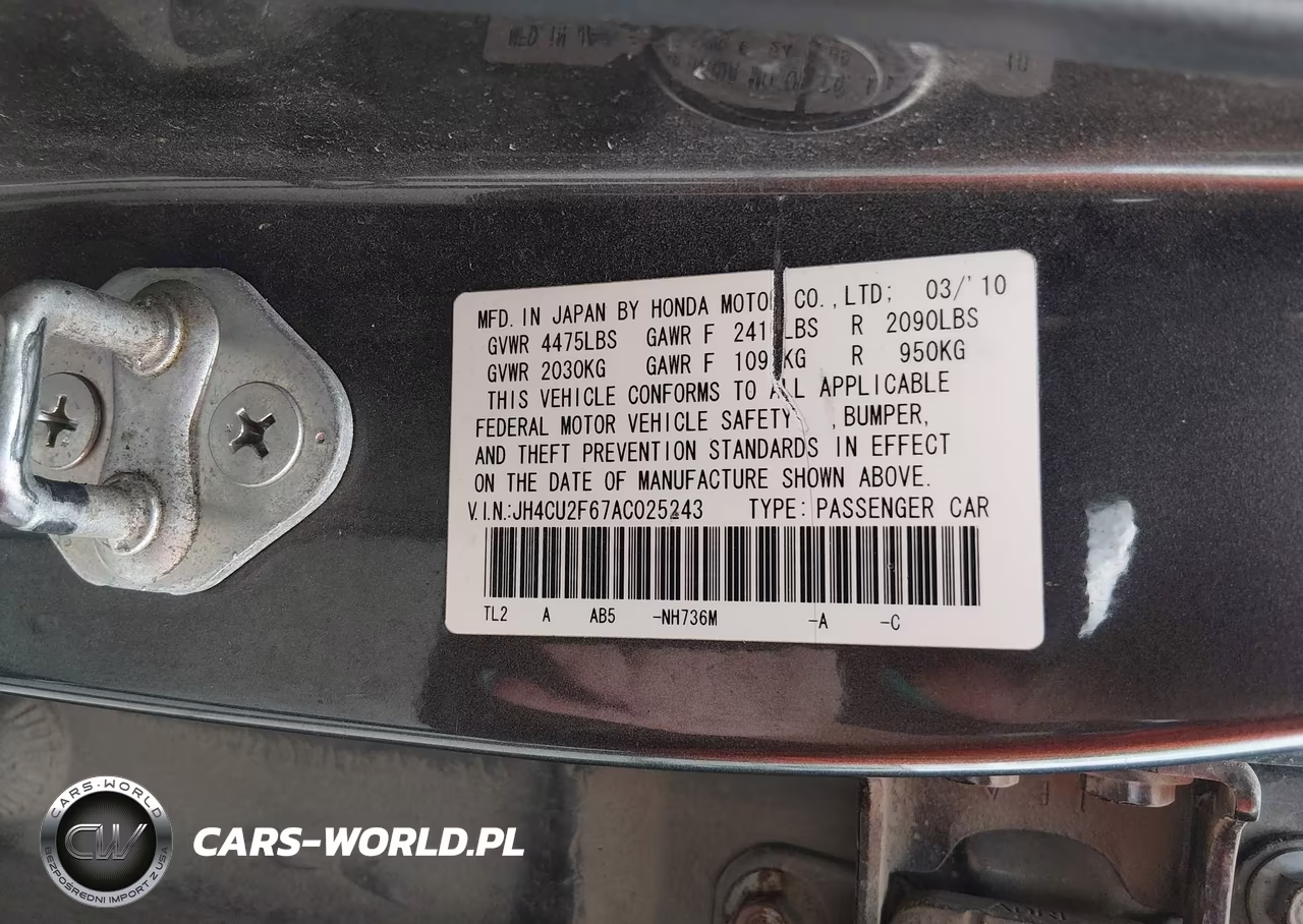 2010 Acura Tsx 2.4 VIN:JH4CU2F67AC025243 - 9