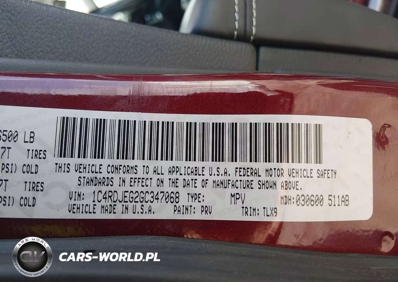 2016 Dodge Durango Citadel VIN:1C4RDJEG2GC347068 - 9