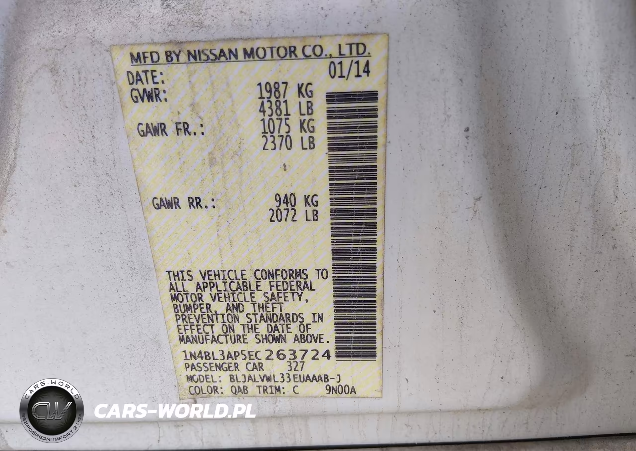 2021 Nissan Altima 3.5 Sl VIN:1N4BL4DV9MN374666 - 9