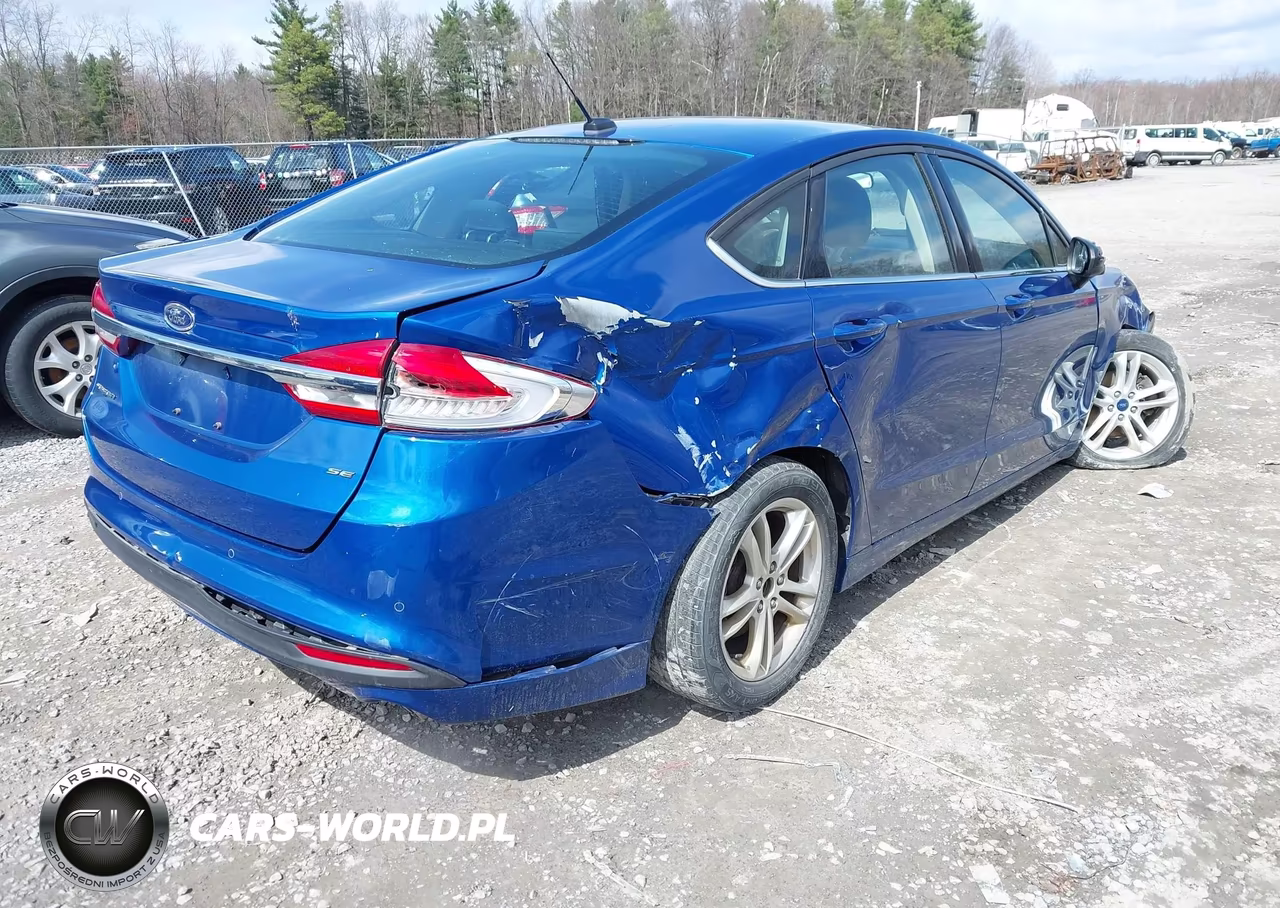 2018 Ford Fusion Se VIN:3FA6P0H78JR183274 - 4