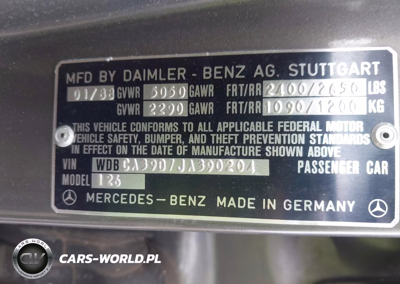1988 Mercedes-Benz 560 Sel VIN:WDBCA39D7JA390204 - 9