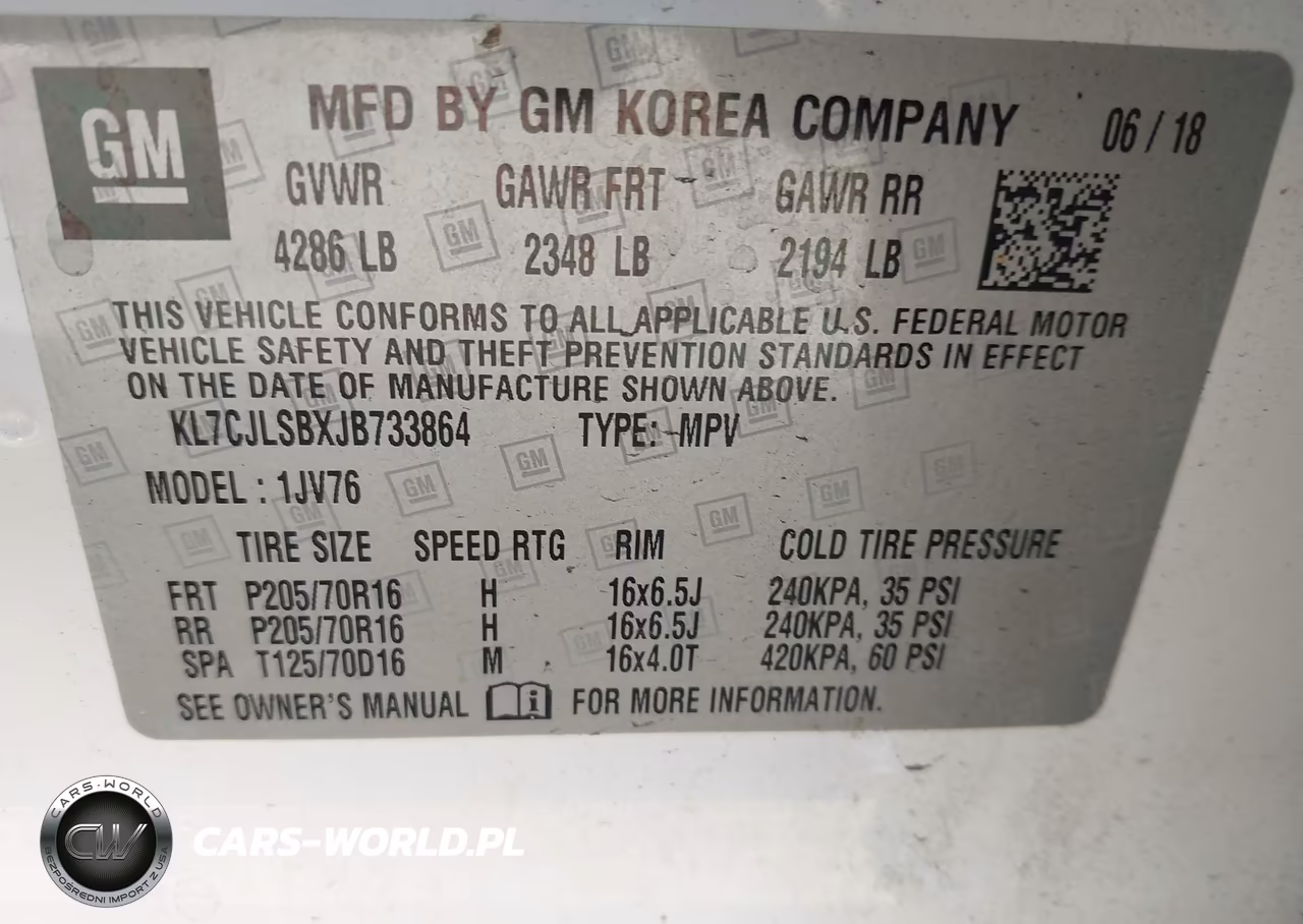 2018 Chevrolet Trax Lt VIN:KL7CJLSBXJB733864 - 9
