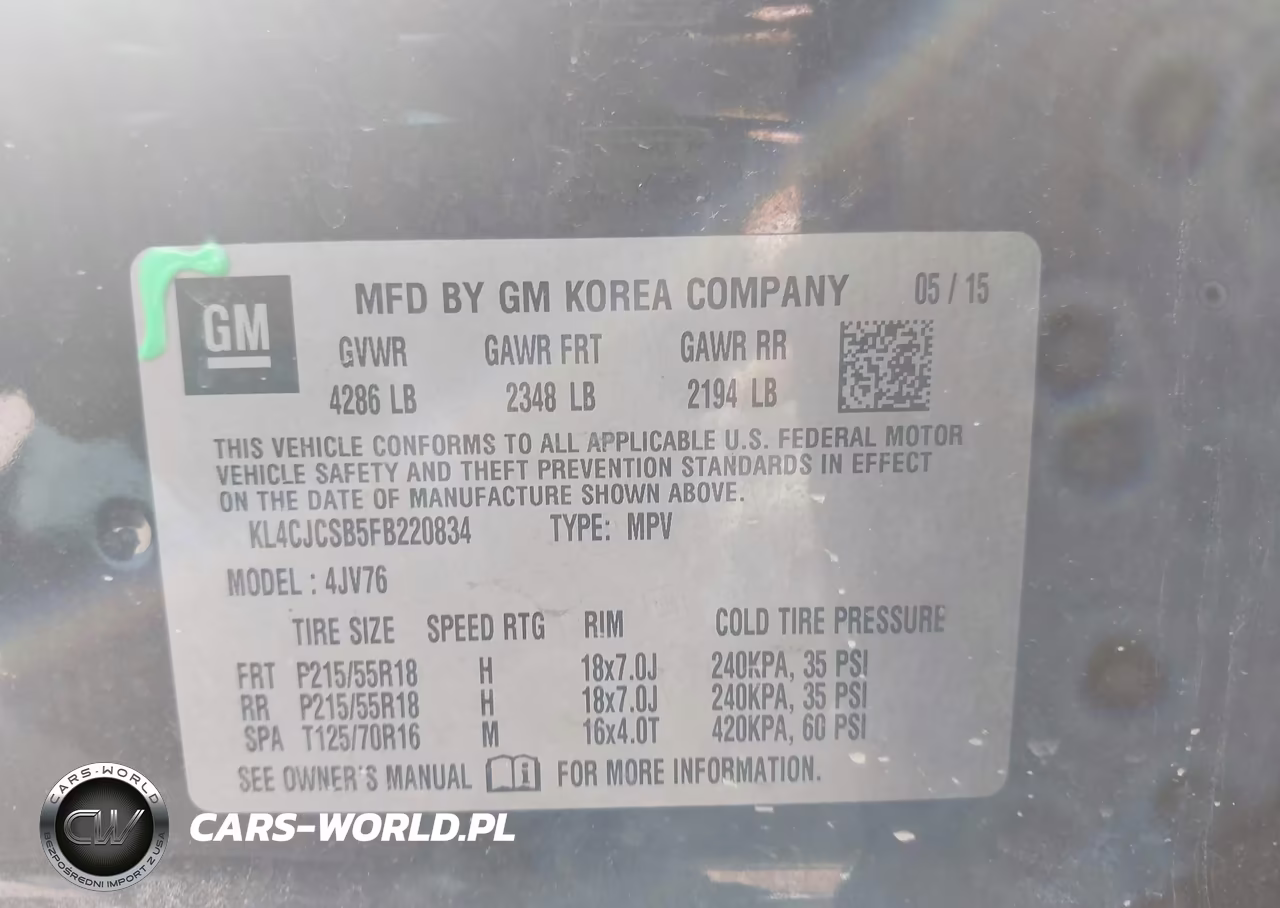 2015 Buick Encore Leather VIN:KL4CJCSB5FB220834 - 9