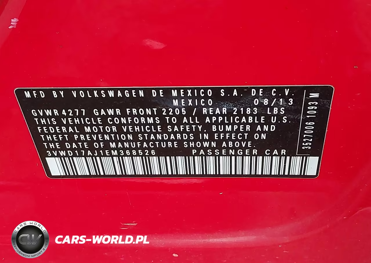 2014 Volkswagen Jetta 1.8T Se VIN:3VWD17AJ1EM368526 - 9