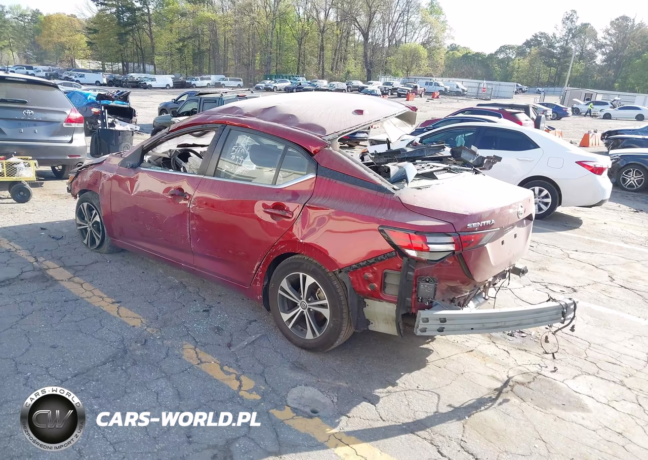 2022 Nissan Sentra Sv Xtronic Cvt VIN:3N1AB8CV8NY235721 - 3