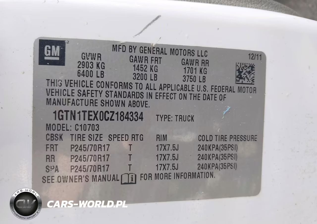 2012 GMC Sierra 1500 Work Truck VIN:1GTN1TEX0CZ184334 - 9
