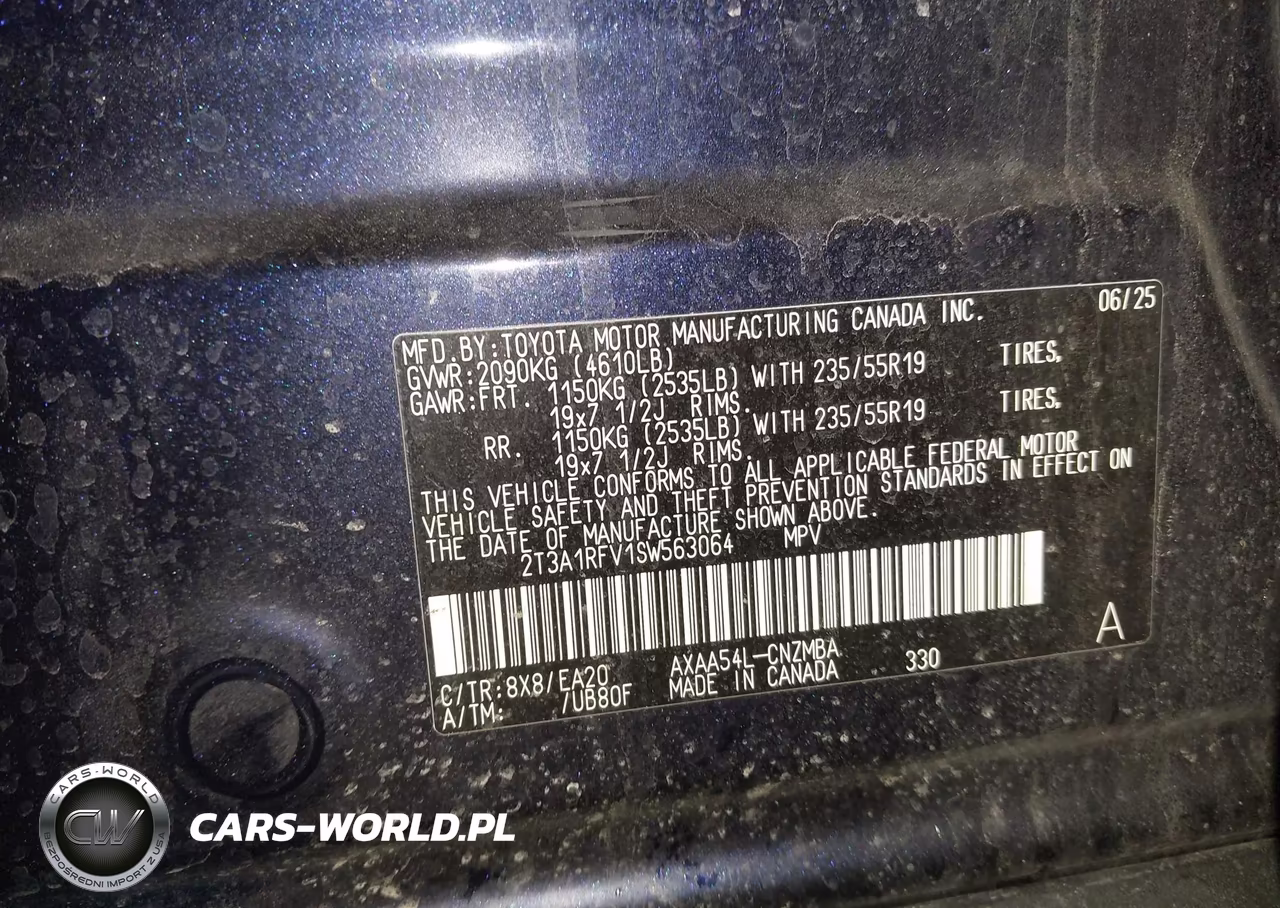 2025 Toyota Rav4 Xle Premium VIN:2T3A1RFV1SW563064 - 9
