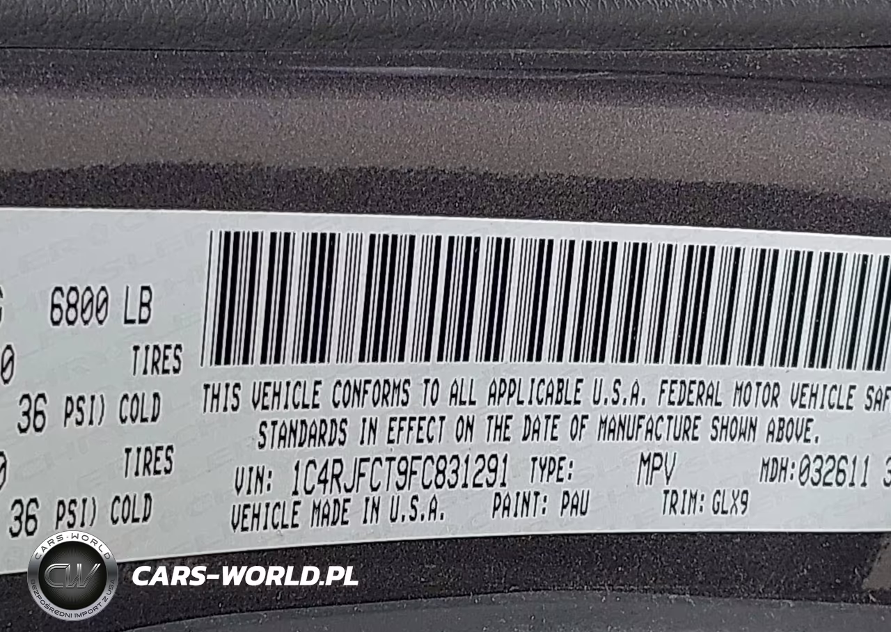 2015 Jeep Grand Cherokee Overland VIN:1C4RJFCT9FC831291 - 18