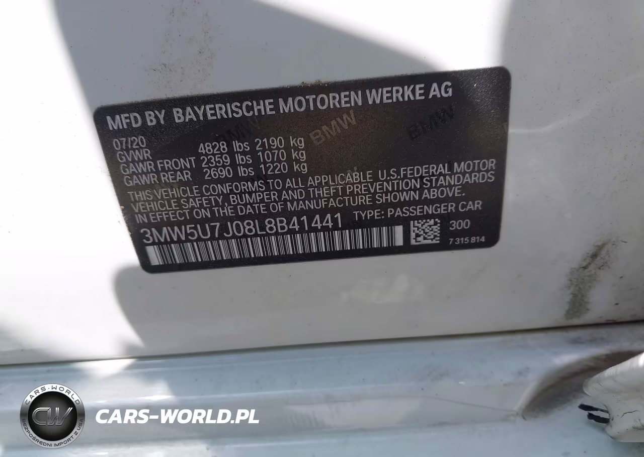 2020 BMW M340I VIN:3MW5U7J08L8B41441 - 9
