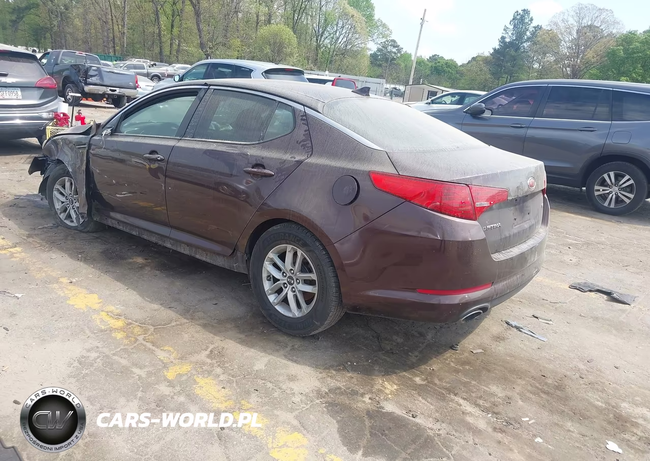 2011 Kia Optima Lx VIN:KNAGM4A71B5116235 - 3