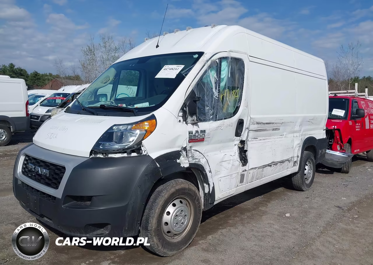 2021 Ram Promaster 2500 High Roof 136 Wb VIN:3C6LRVCG5ME574025 - 2