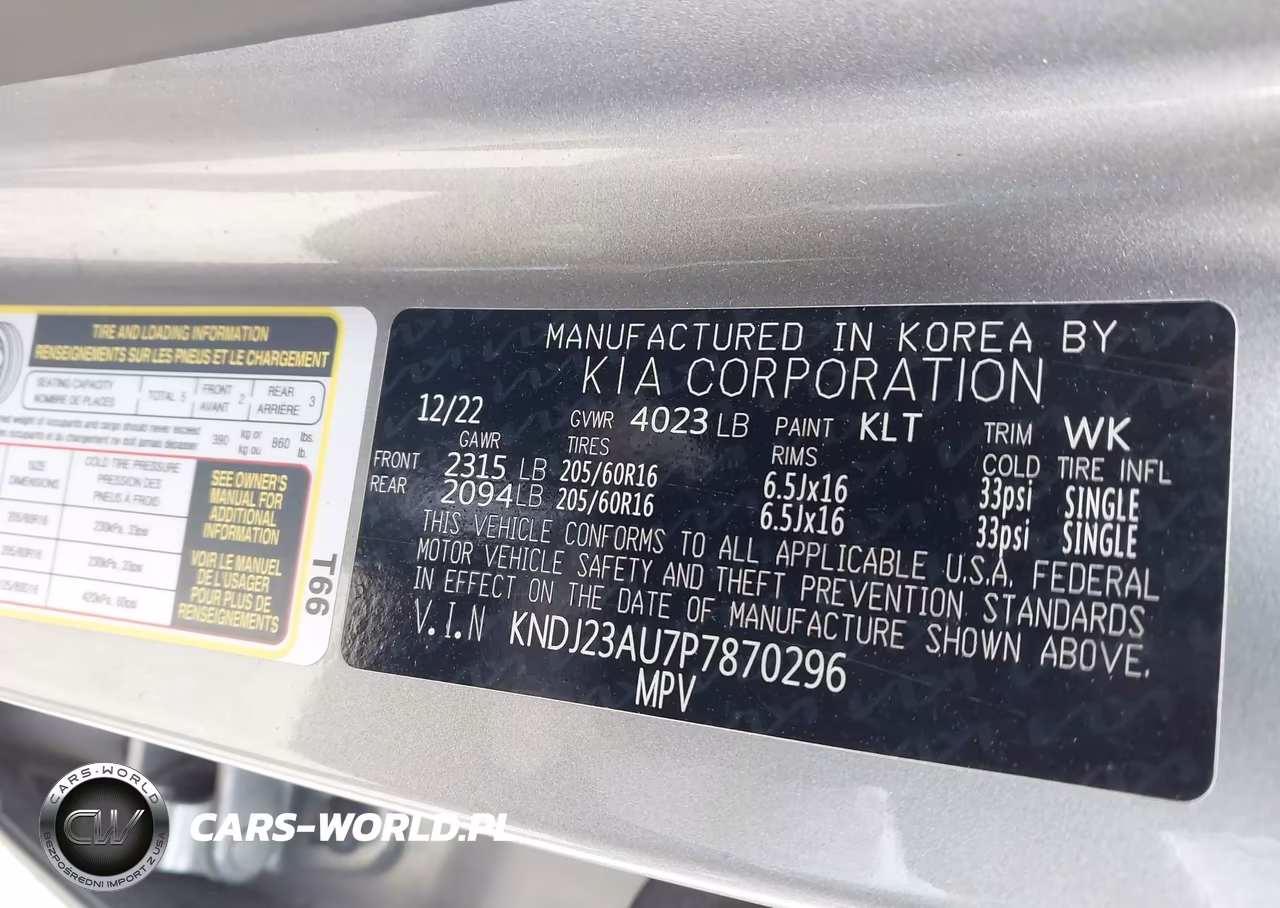 2023 Kia Soul Lx VIN:KNDJ23AU7P7870296 - 9