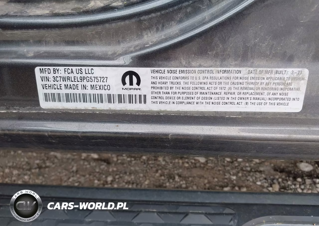2023 Ram 4500 Chassis Tradesman-Slt-Laramie-Limited VIN:3C7WRLEL9PG575727 - 8