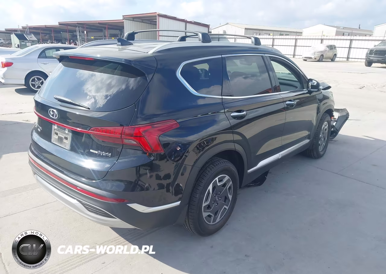 2021 Hyundai Santa Fe Hybrid Blue VIN:KM8S2DA13MU013210 - 4