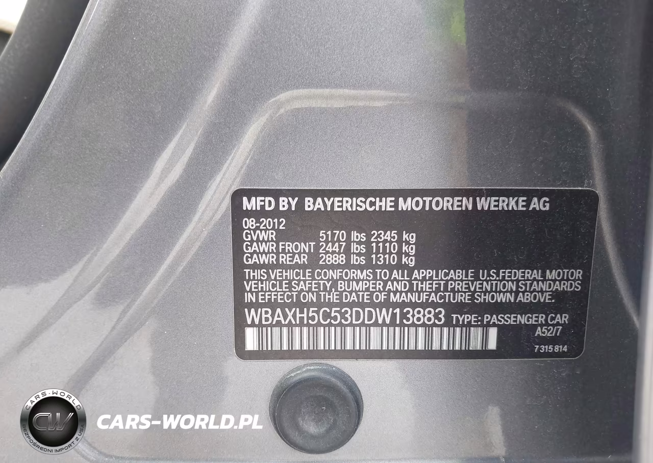 2013 BMW 528I xDrive VIN:WBAXH5C53DDW13883 - 9