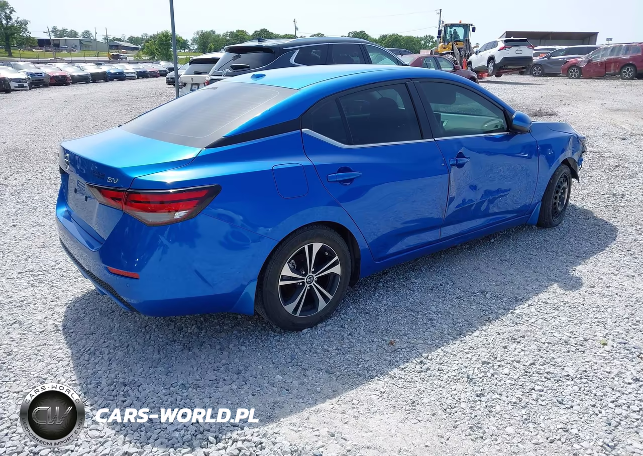 2021 Nissan Sentra Sv Xtronic Cvt VIN:3N1AB8CV5MY302483 - 4