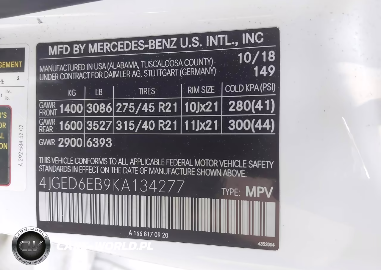 2019 Mercedes-Benz Amg Gle 43 Coupe 4Matic VIN:4JGED6EB9KA134277 - 9