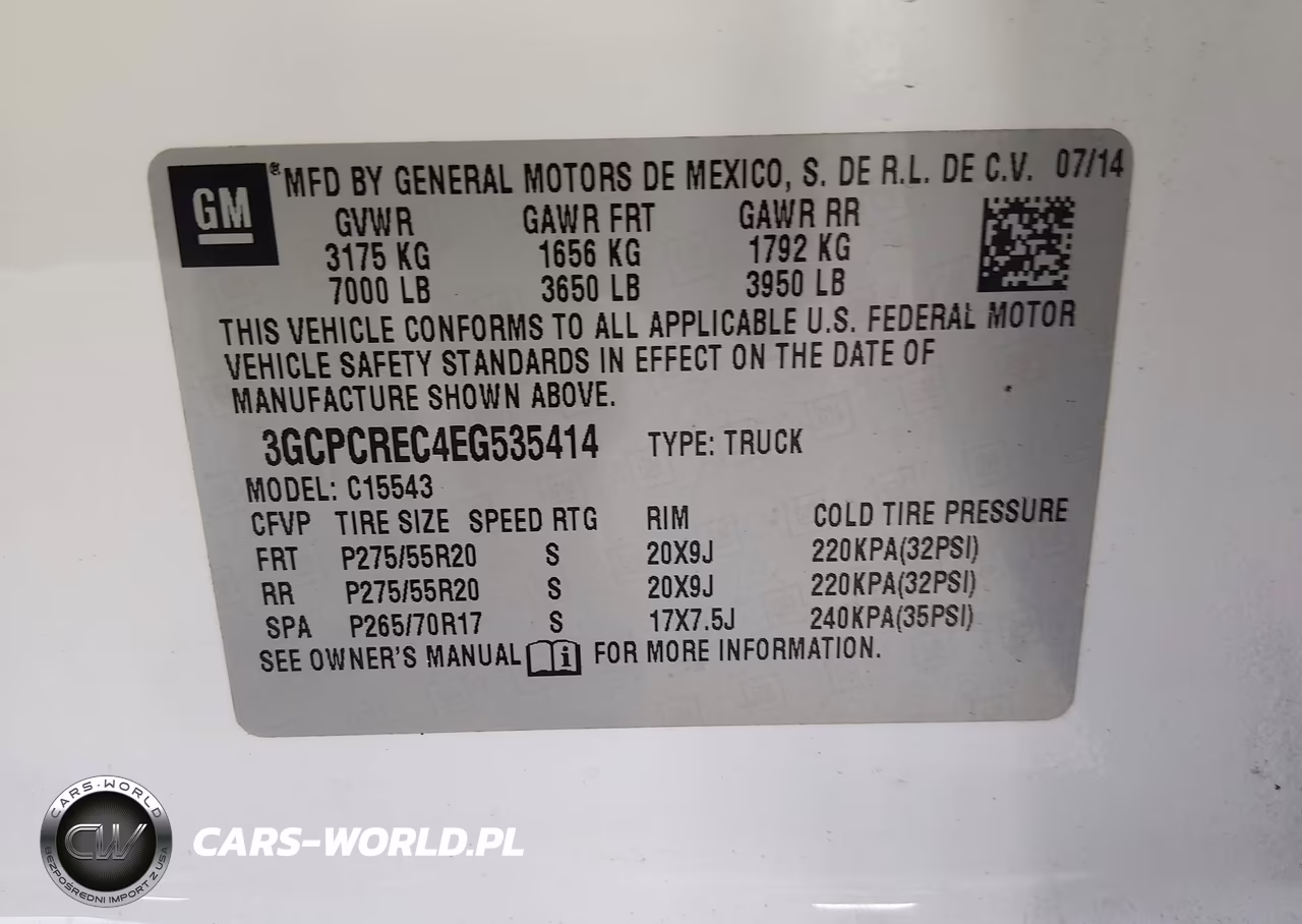 2014 Chevrolet Silverado 1500 1Lt VIN:3GCPCREC4EG535414 - 9