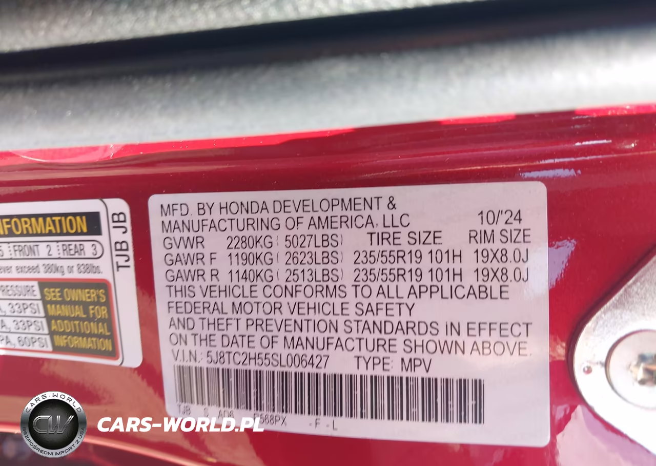 2025 Acura Rdx Technology VIN:5J8TC2H55SL006427 - 9