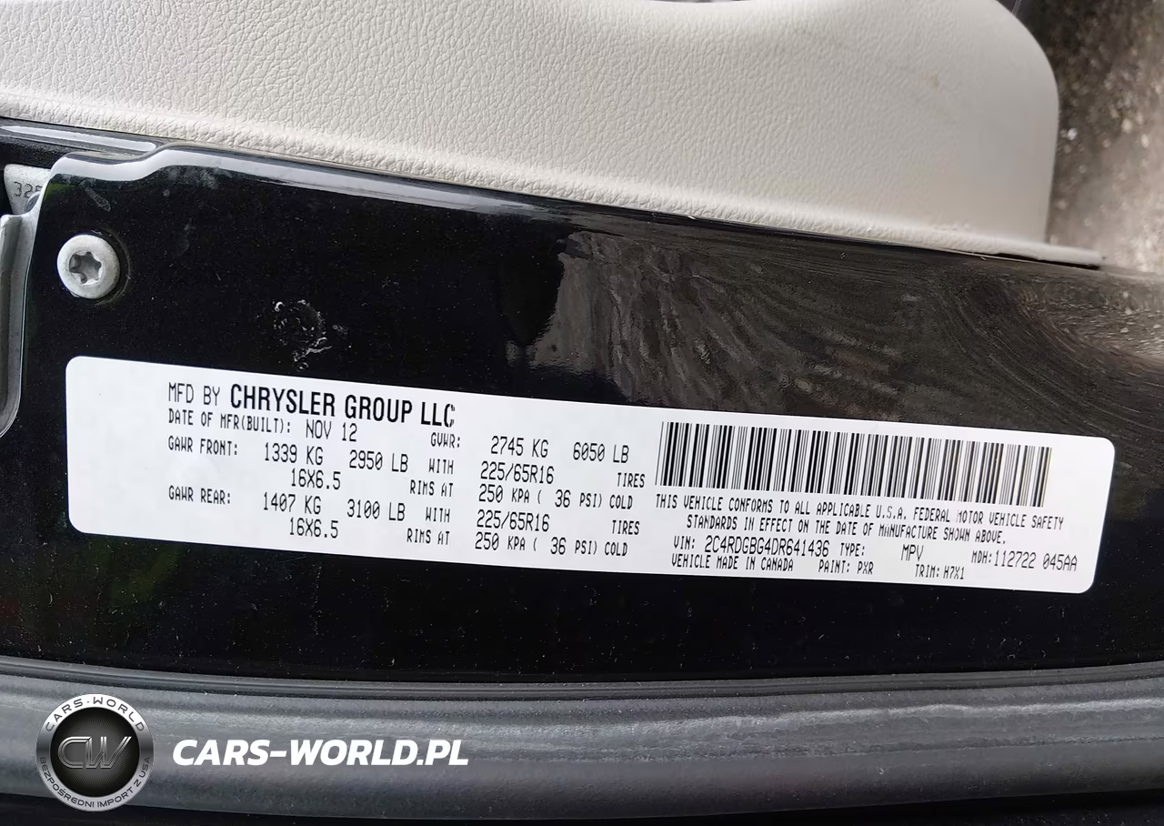 2013 Dodge Grand Caravan American Value Pkg VIN:2C4RDGBG4DR641436 - 9