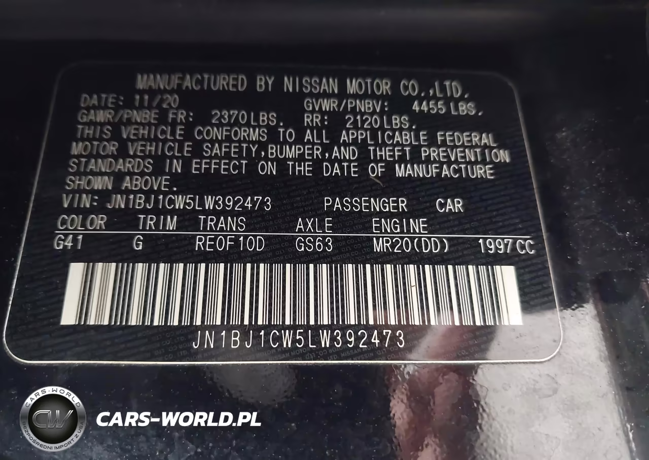 2020 Nissan Rogue Sport Sv Awd Xtronic Cvt VIN:JN1BJ1CW5LW392473 - 9