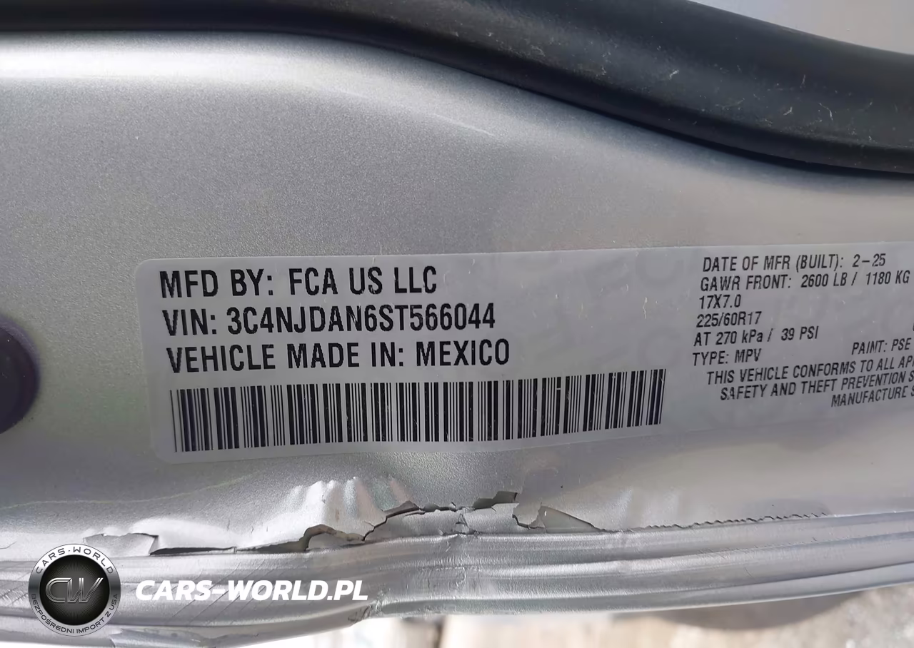 2025 Jeep Compass Sport 4X4 VIN:3C4NJDAN6ST566044 - 9