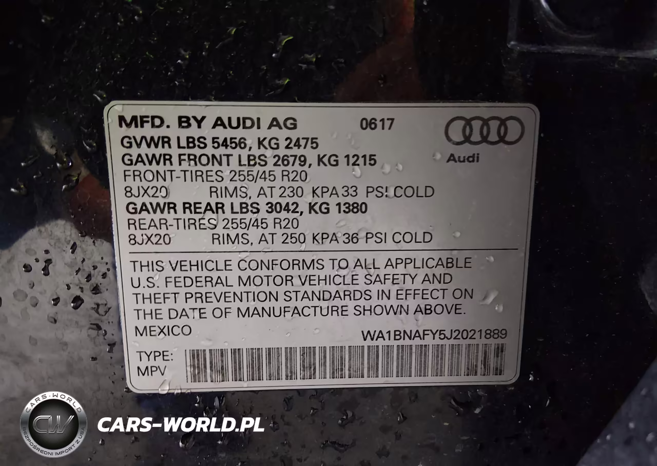 2018 Audi Q5 2.0T Premium VIN:WA1BNAFY5J2021889 - 9