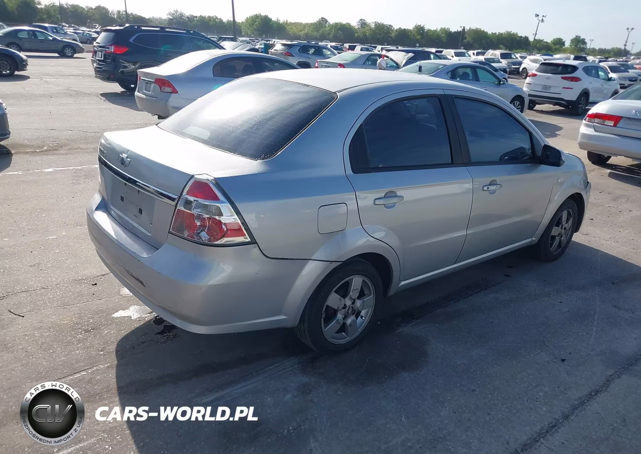2008 Chevrolet Aveo Ls VIN:KL1TD56688B167109 - 4