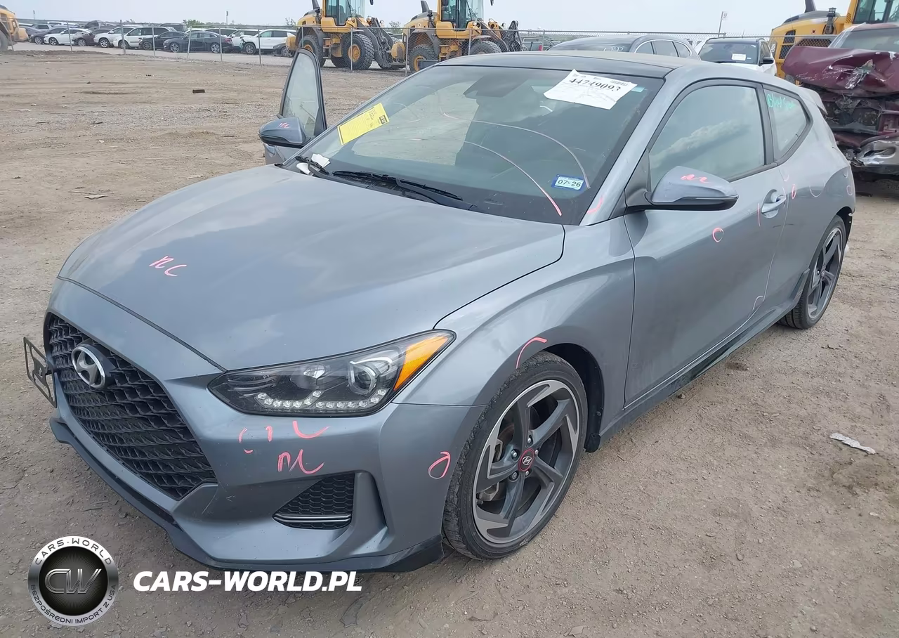 2021 Hyundai Veloster Turbo VIN:KMHTH6AB0MU032711 - 2
