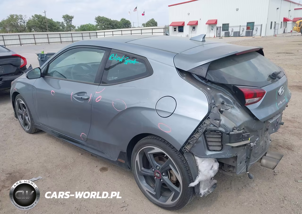 2021 Hyundai Veloster Turbo VIN:KMHTH6AB0MU032711 - 3