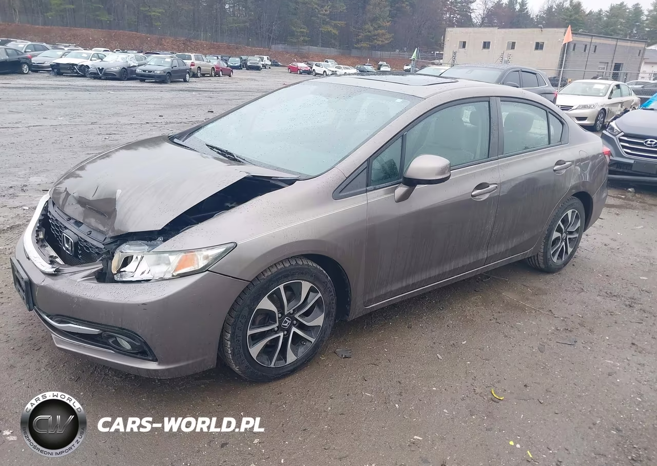 2013 Honda Civic Ex-L VIN:2HGFB2F98DH530886 - 2