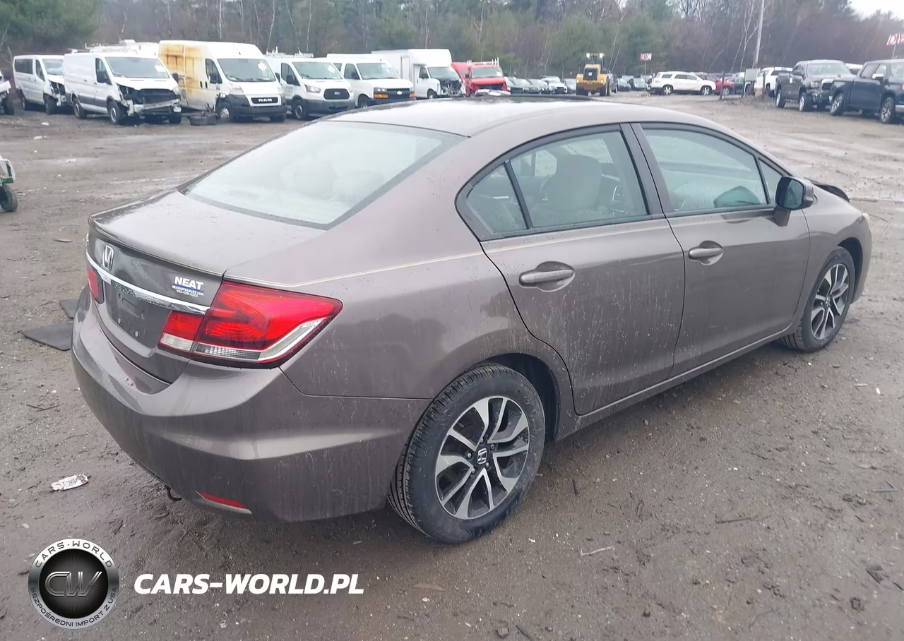 2013 Honda Civic Ex-L VIN:2HGFB2F98DH530886 - 4