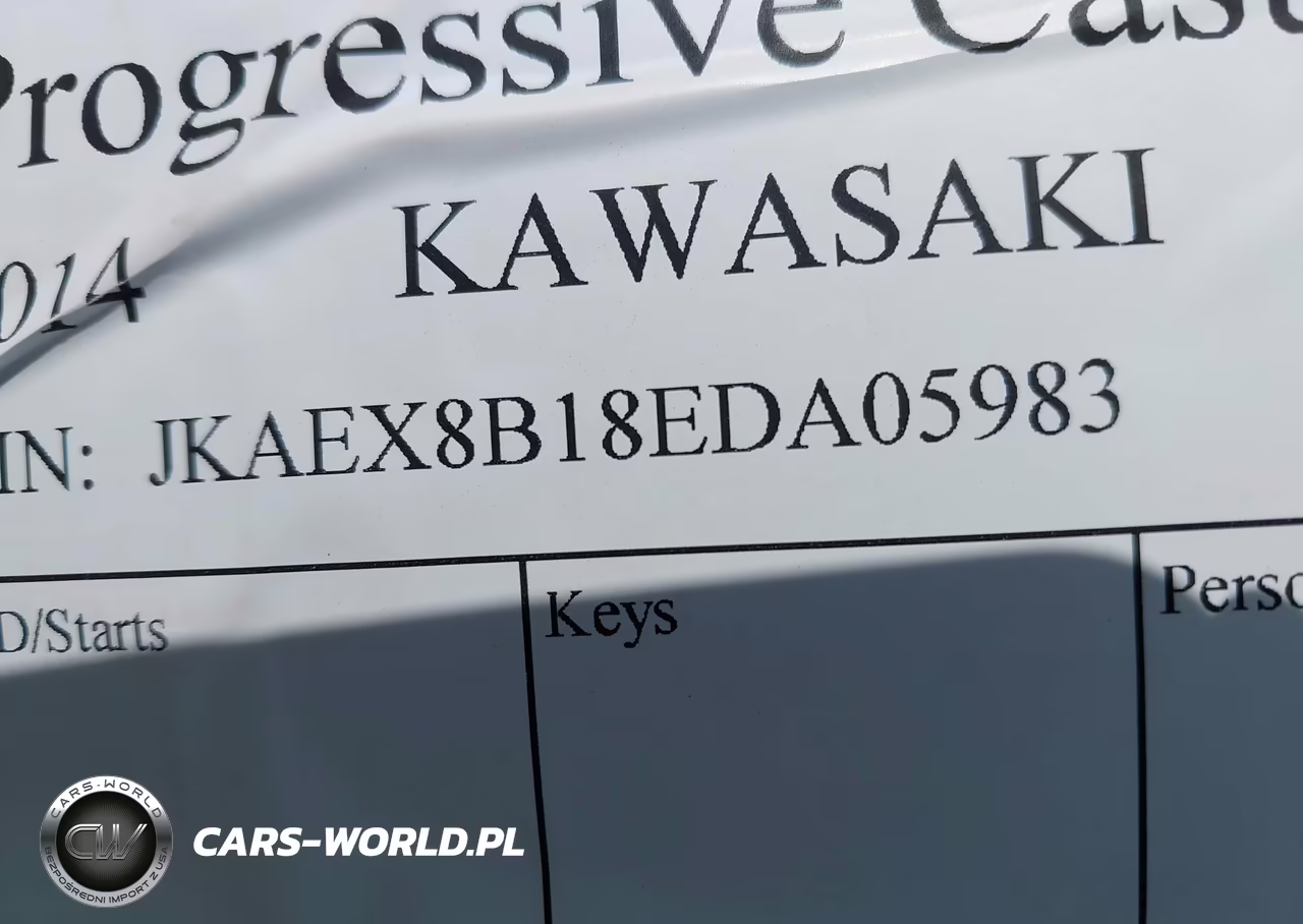 2014 Kawasaki Ex300 B VIN:JKAEX8B18EDA05983 - 10