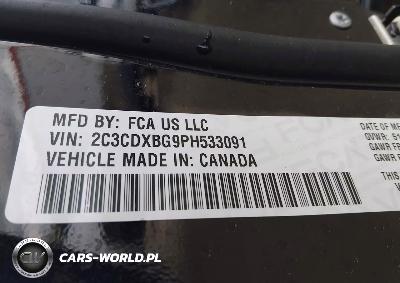 2023 Dodge Charger Sxt VIN:2C3CDXBG9PH533091 - 9