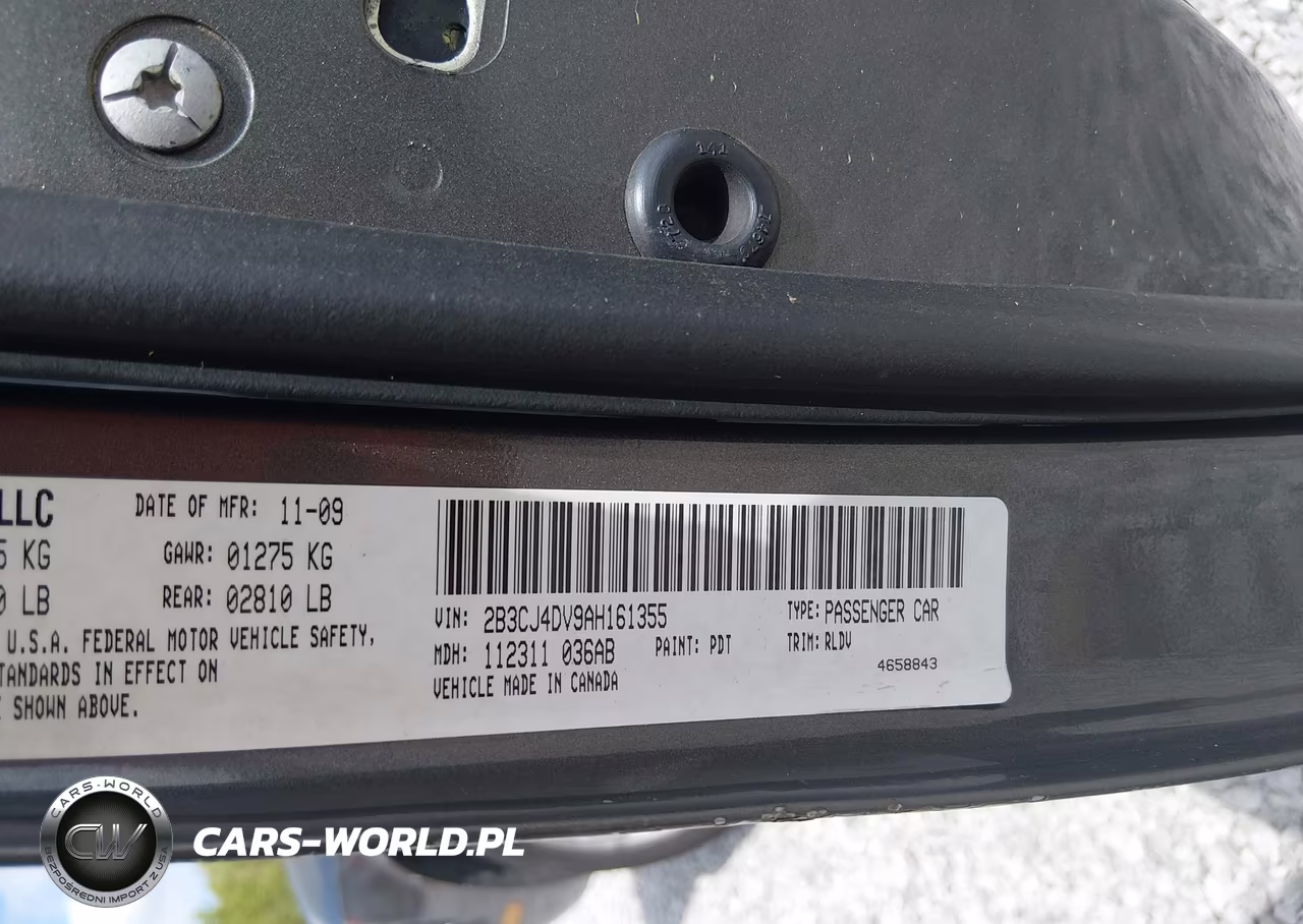 2010 Dodge Challenger Se VIN:2B3CJ4DV9AH161355 - 9