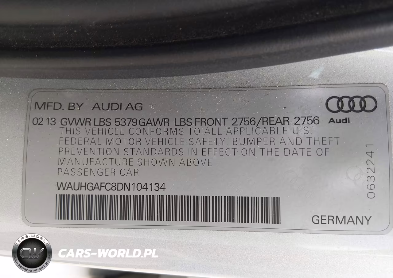 2013 Audi A6 3.0T Premium VIN:WAUHGAFC8DN104134 - 9