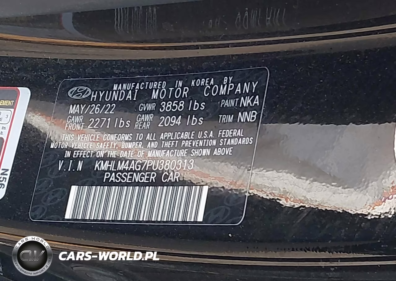 2023 Hyundai Elantra Sel VIN:KMHLM4AG7PU380313 - 9