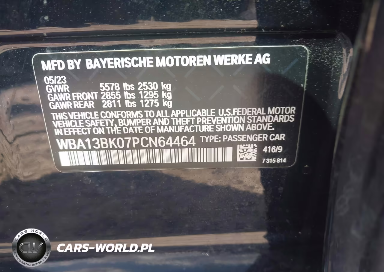 2023 BMW M550 I xDrive VIN:WBA13BK07PCN64464 - 9