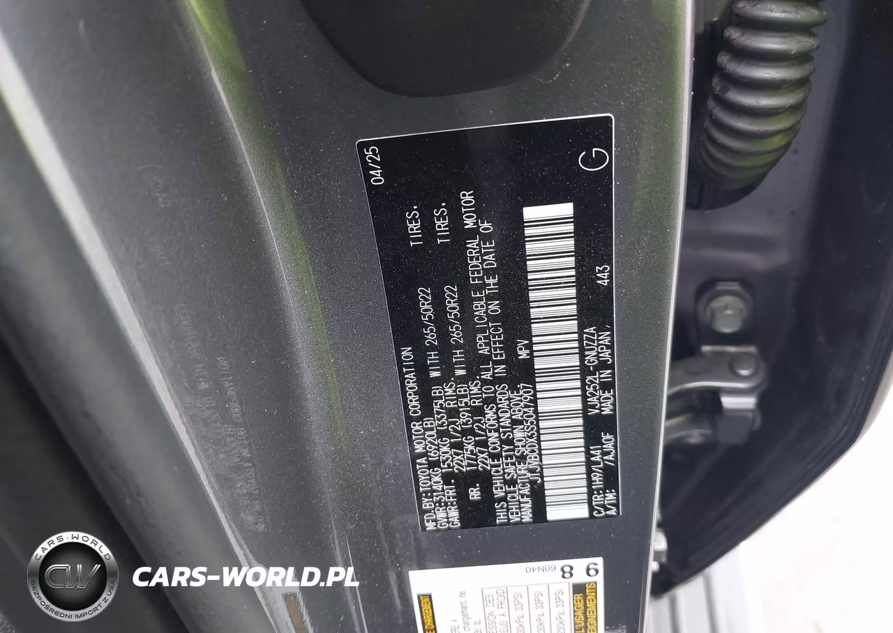 2025 Lexus Gx 550 Luxury VIN:JTJVBCDX3S5047907 - 9
