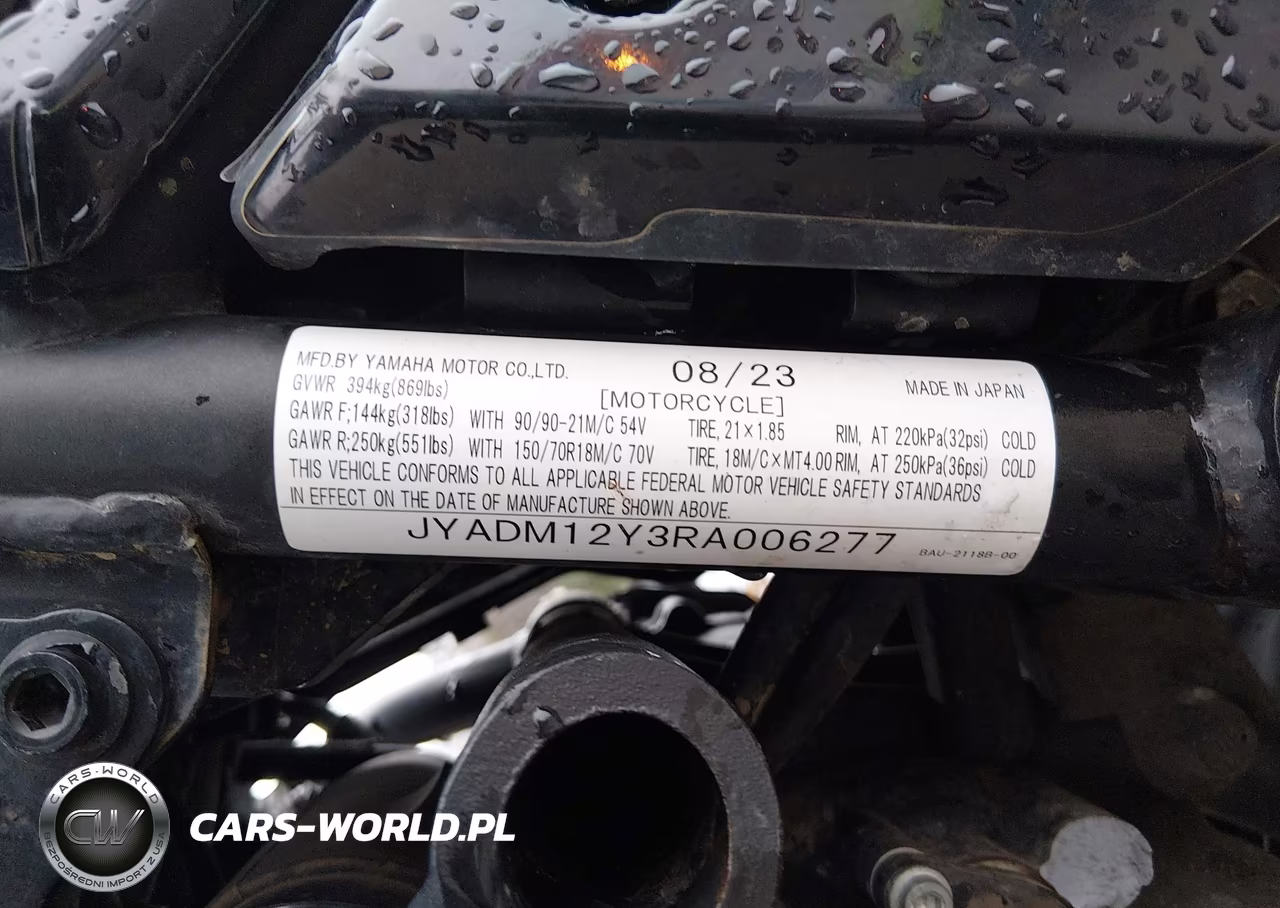 2024 Yamaha Xtz690 VIN:JYADM12Y3RA006277 - 10