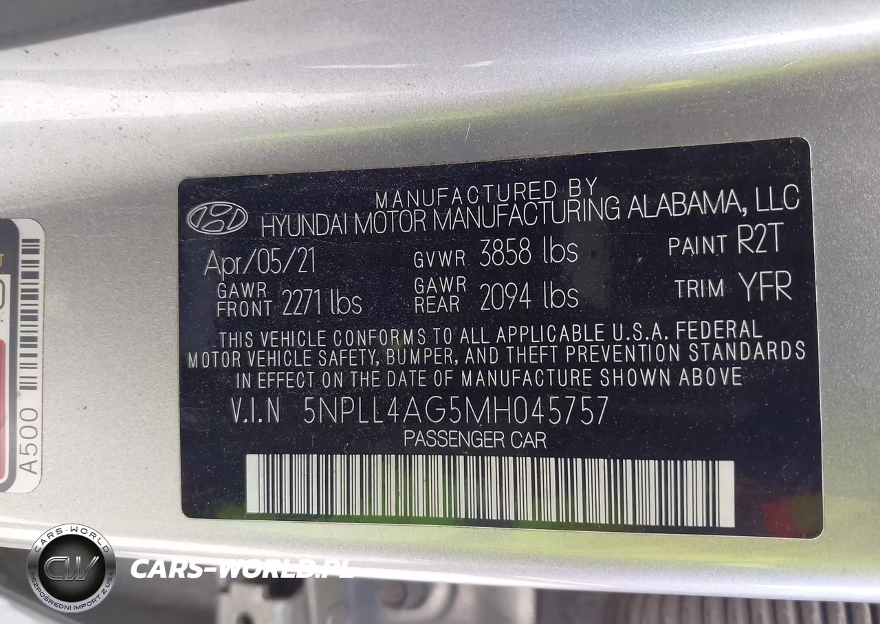 2021 Hyundai Elantra Se VIN:5NPLL4AG5MH045757 - 9