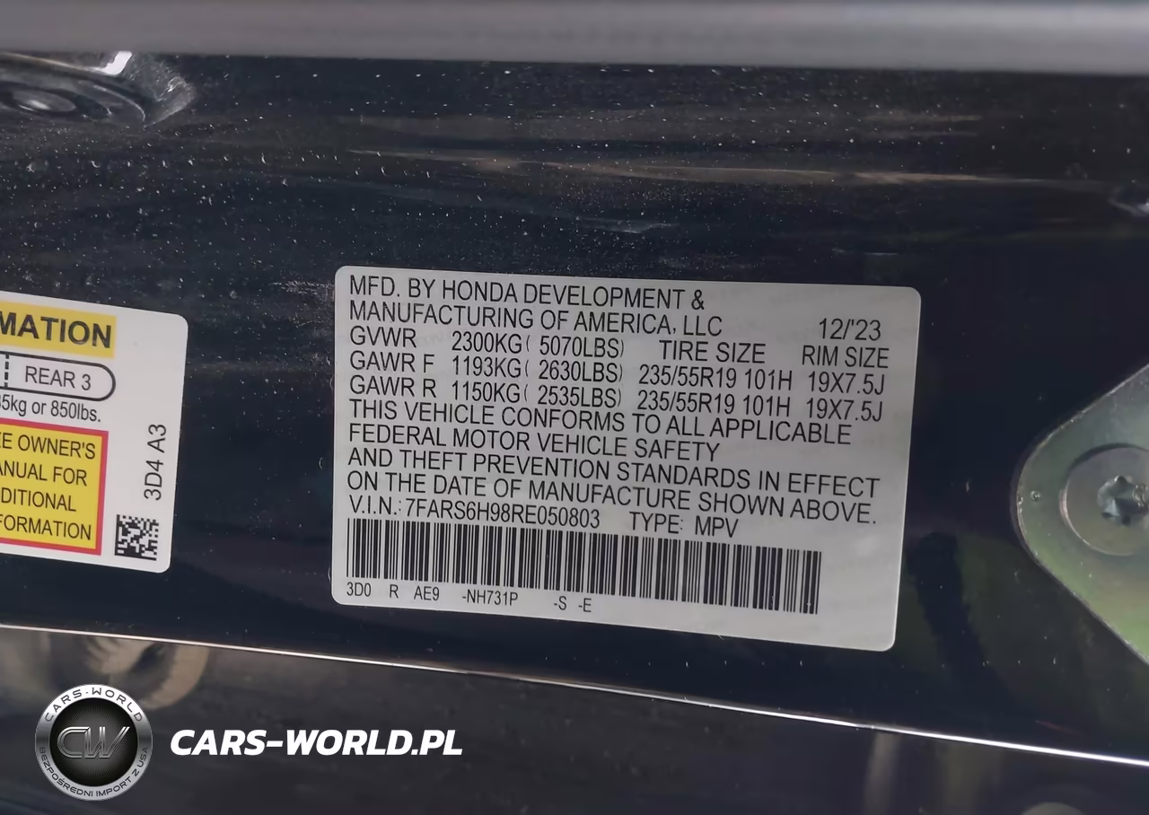 2024 Honda Cr-V Hybrid Sport Touring VIN:7FARS6H98RE050803 - 9