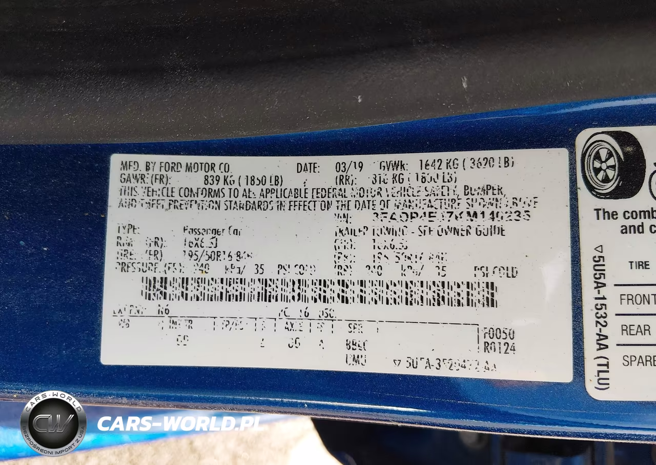 2019 Ford Fiesta Se VIN:3FADP4EJ7KM140235 - 9