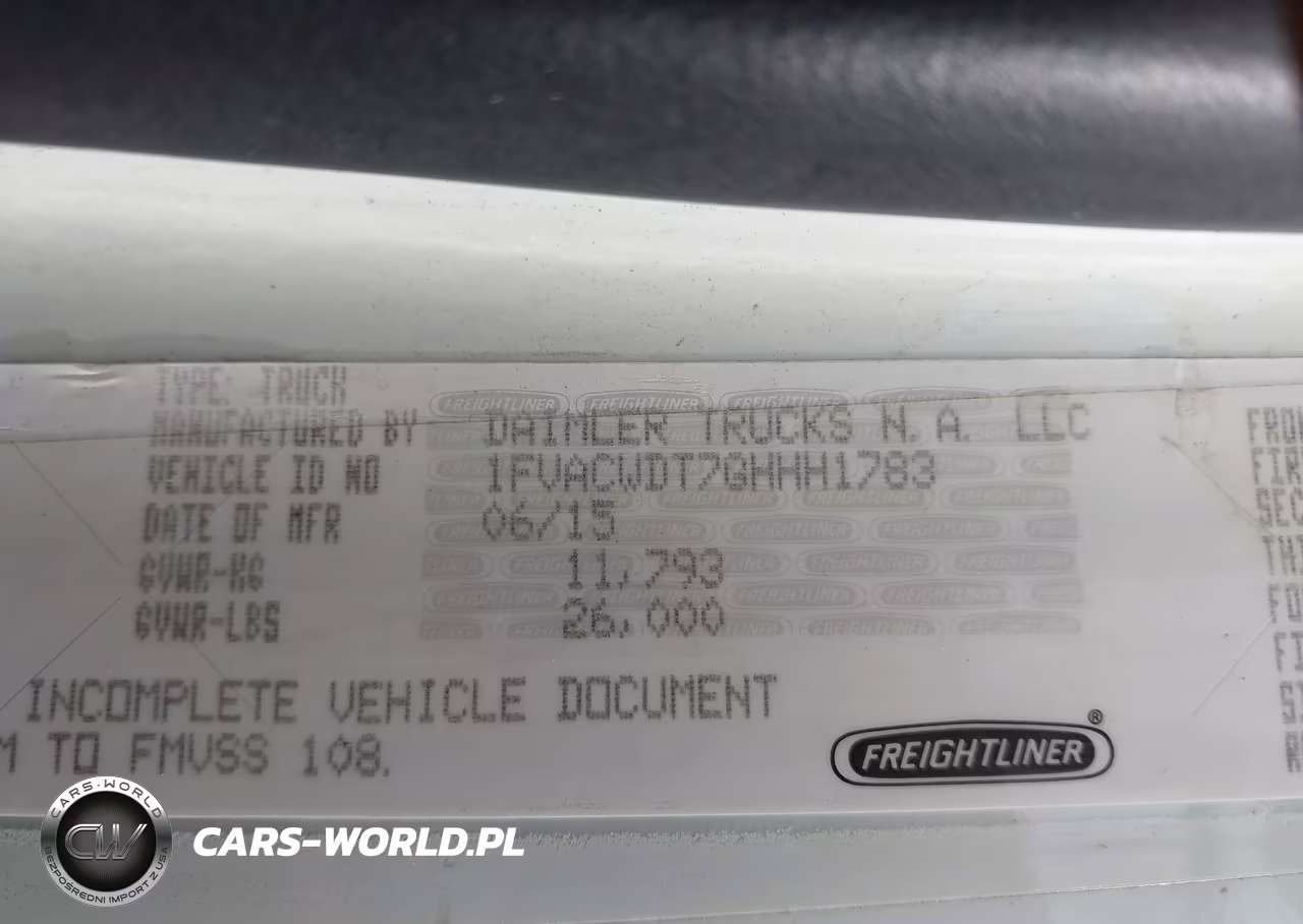 2016 Freightliner M2 106 Medium Duty VIN:1FVACWDT7GHHH1783 - 9