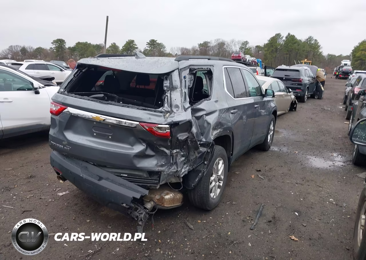 2021 Chevrolet Traverse Awd Lt Cloth VIN:1GNEVGKW7MJ165746 - 4