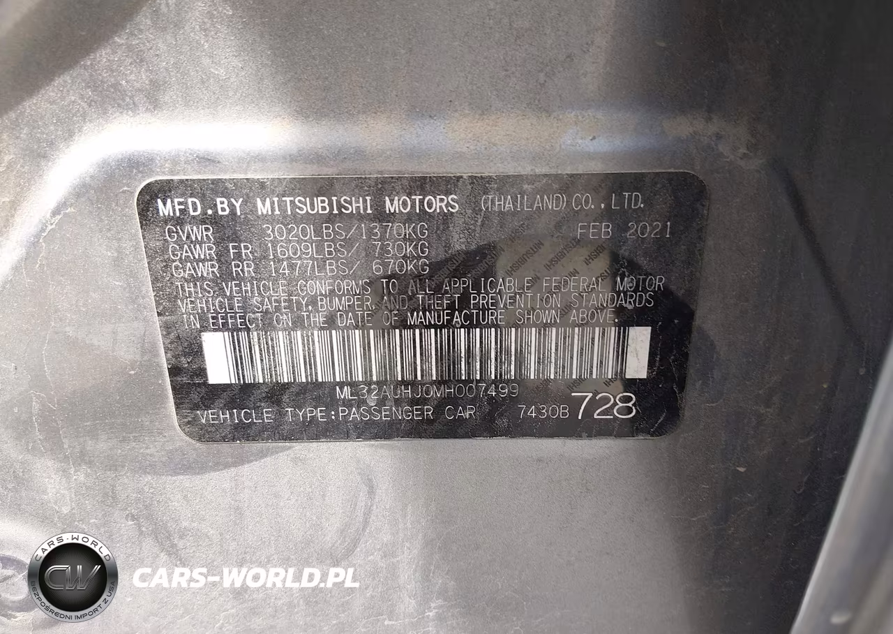 2021 Mitsubishi Mirage Carbonite Edition-Es-Le VIN:ML32AUHJ0MH007499 - 9