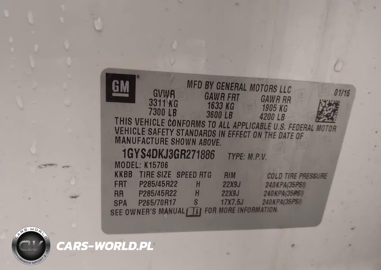 2016 Cadillac Escalade Platinum VIN:1GYS4DKJ3GR271886 - 9