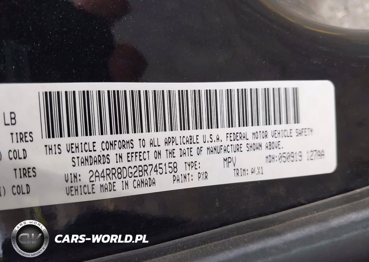 2011 Chrysler Town & Country Touring-L VIN:2A4RR8DG2BR745158 - 9
