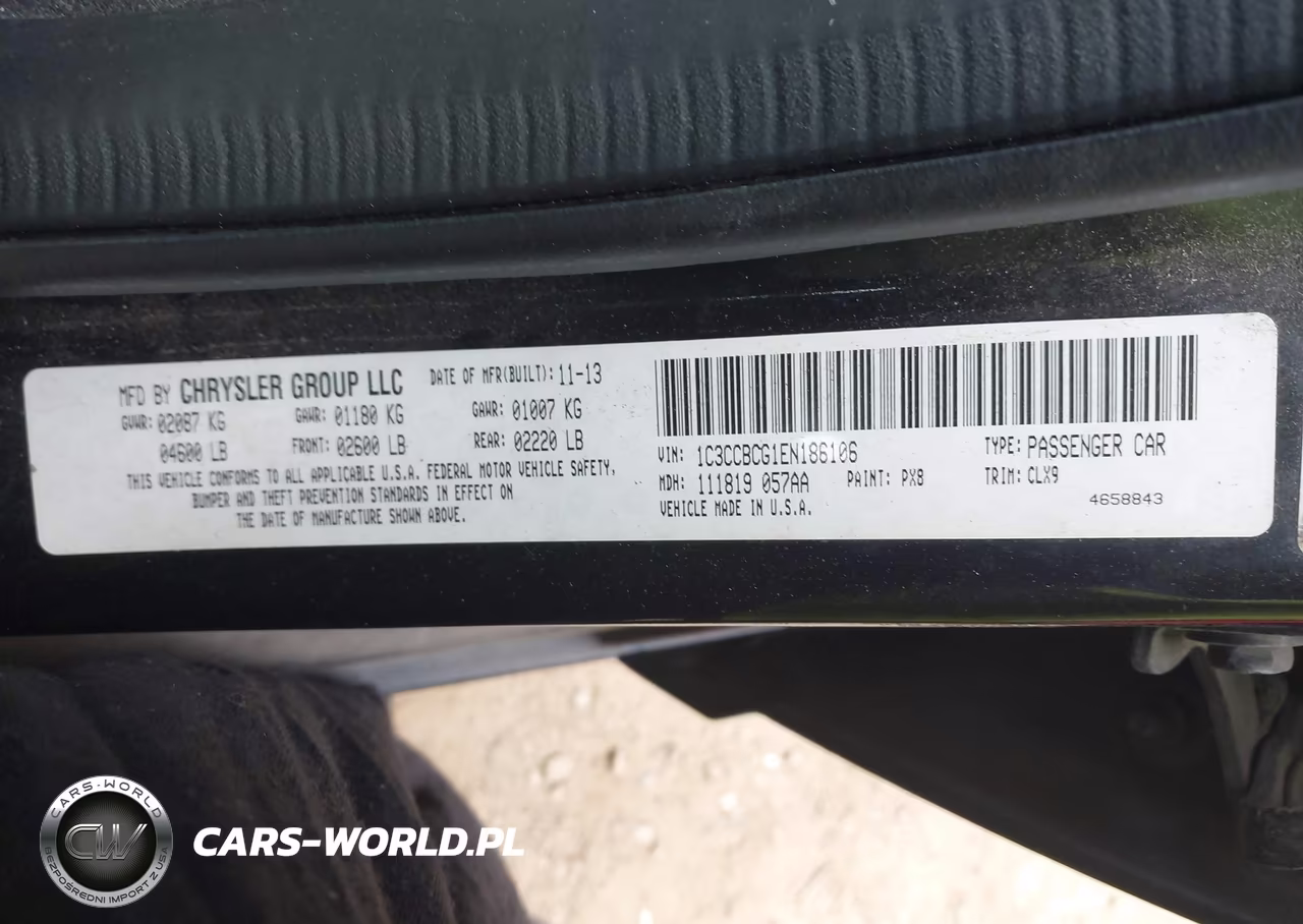 2014 Chrysler 200 Limited VIN:1C3CCBCG1EN186106 - 9