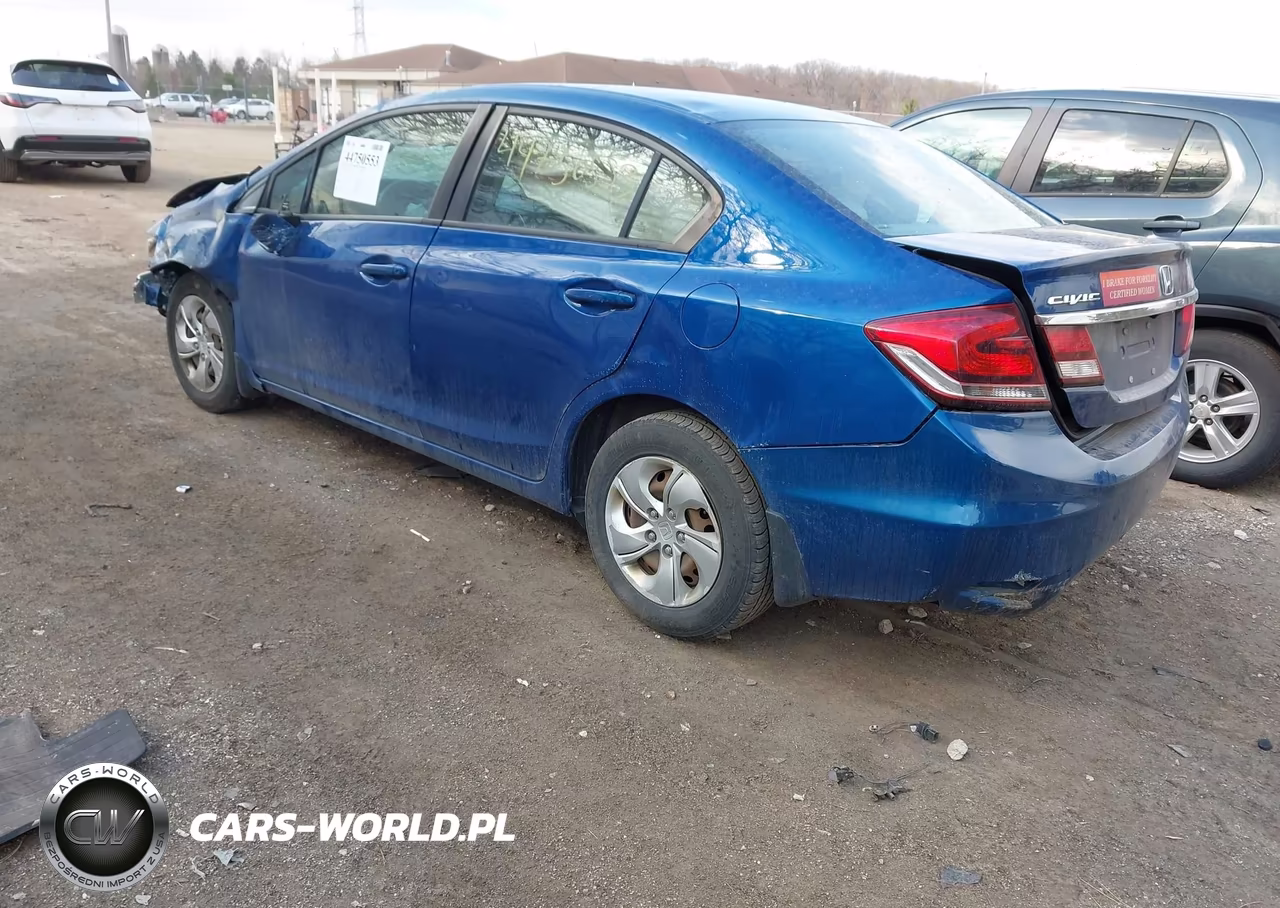 2015 Honda Civic Lx VIN:19XFB2F52FE044410 - 3